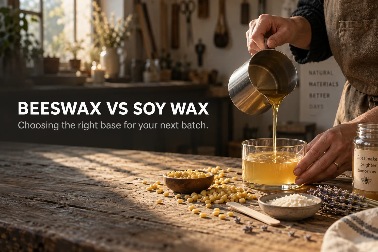 beeswax vs soy wax: which fits your project?